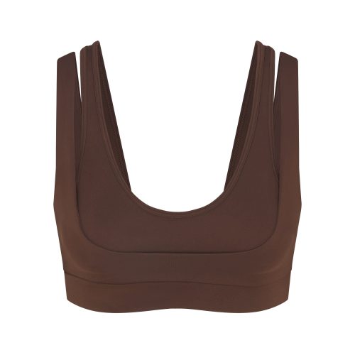 DOUBLE STRAP SCOOP BRA