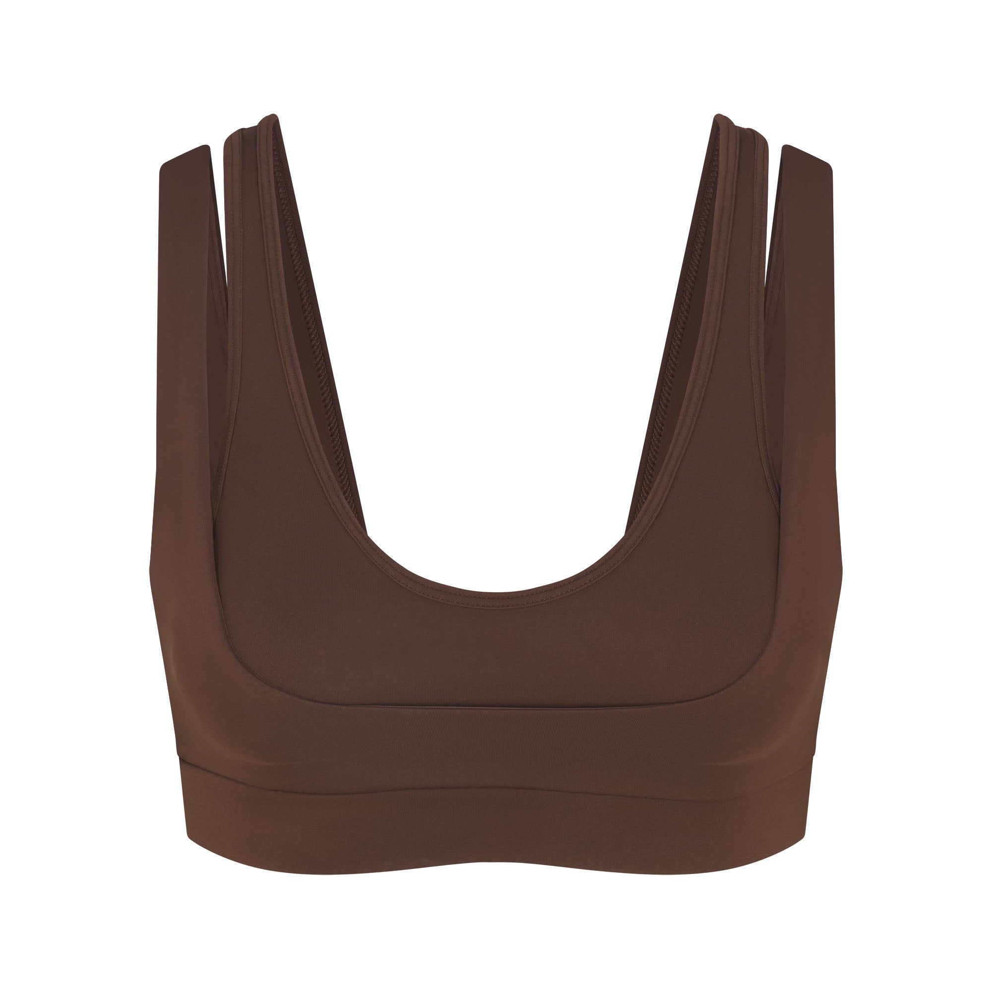 DOUBLE STRAP SCOOP BRA