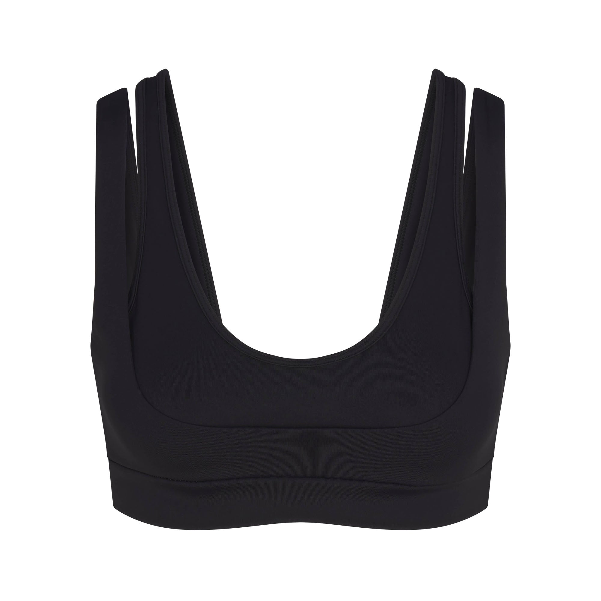 DOUBLE STRAP SCOOP BRA
