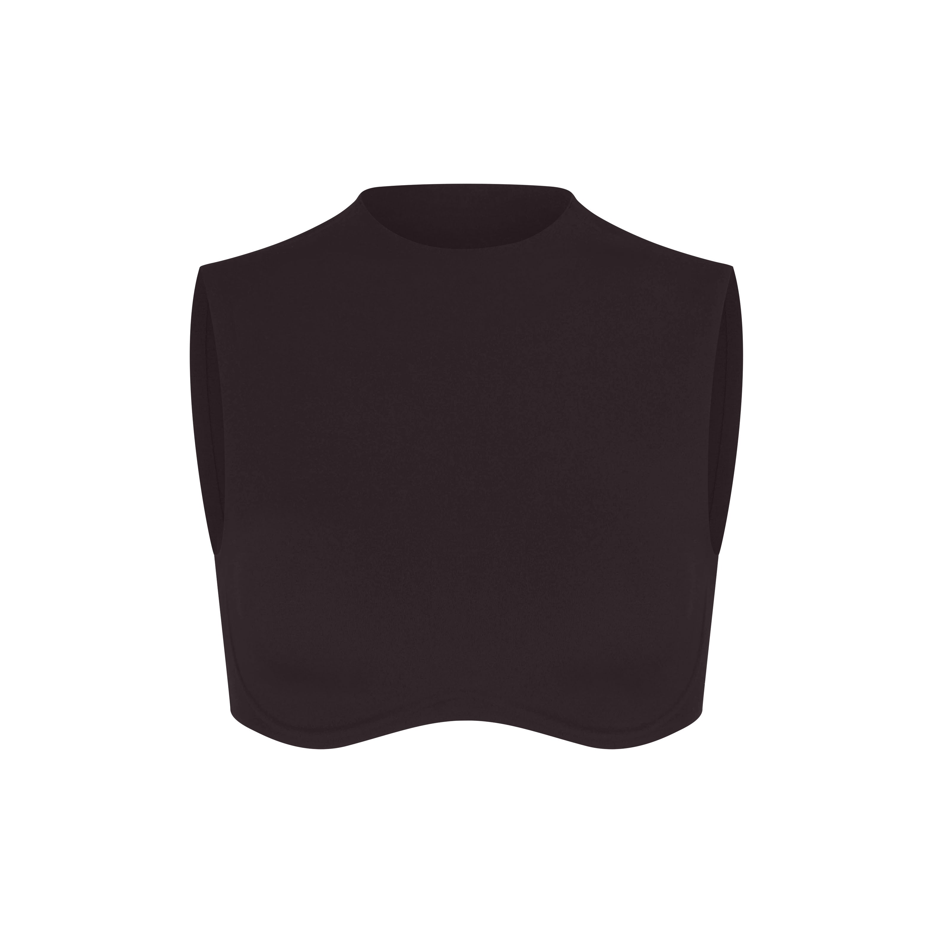 MOCK NECK BRA TOP