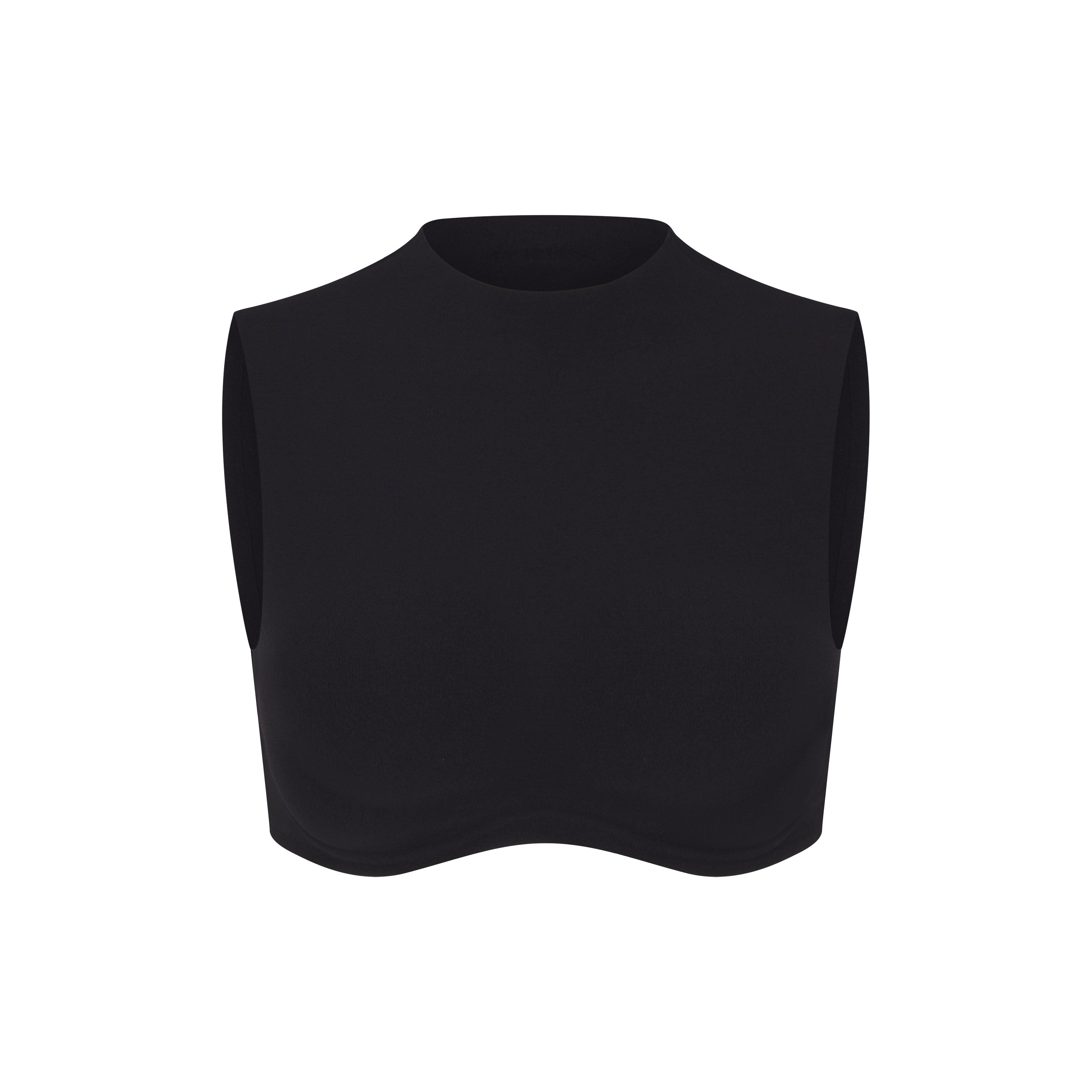 MOCK NECK BRA TOP