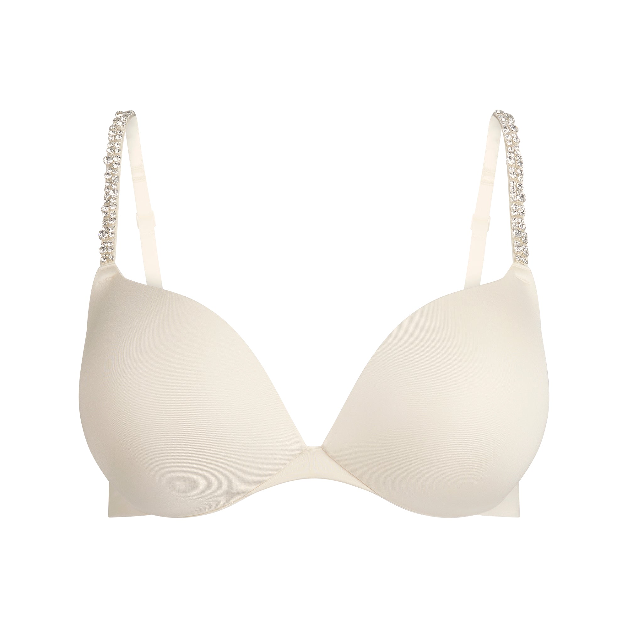 RHINESTONE TEARDROP PUSH-UP BRA