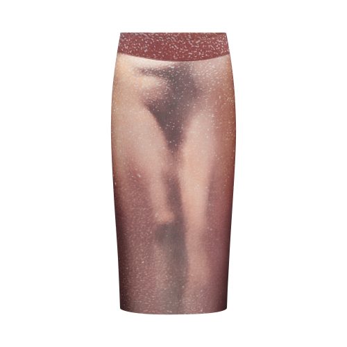 MESH COVER-UPS MIDI SKIRT