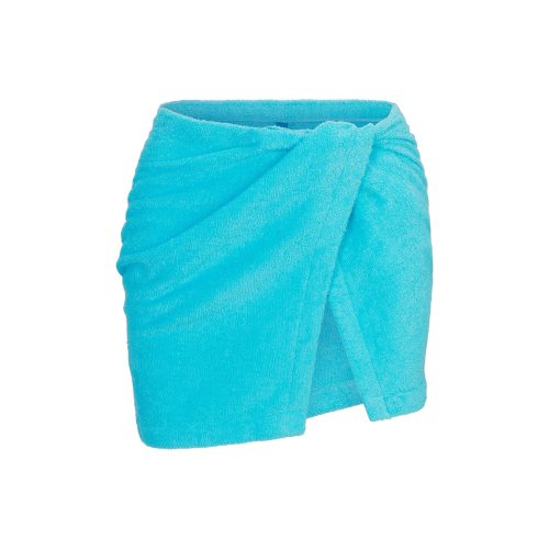 TERRY COVER-UPS WRAP SKIRT