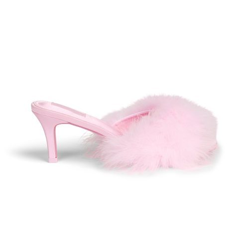 FEATHER KITTEN HEEL