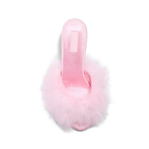 FEATHER KITTEN HEEL