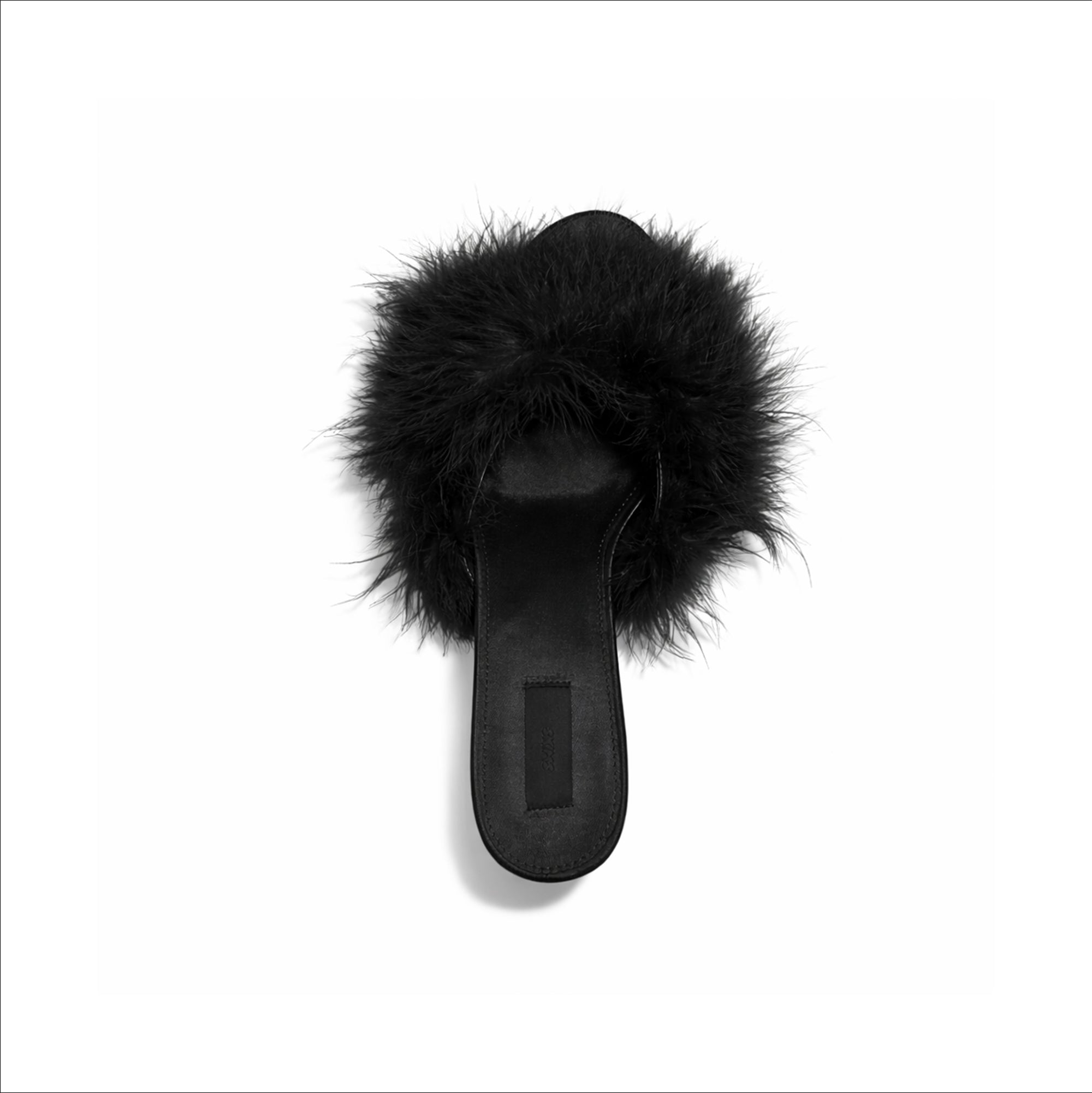 FEATHER KITTEN HEEL