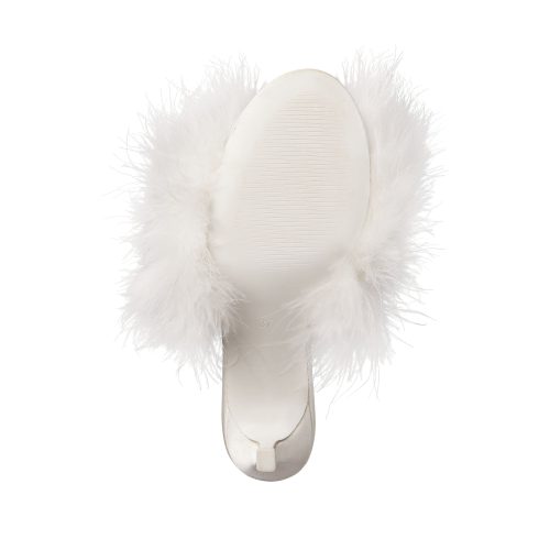 FEATHER KITTEN HEEL