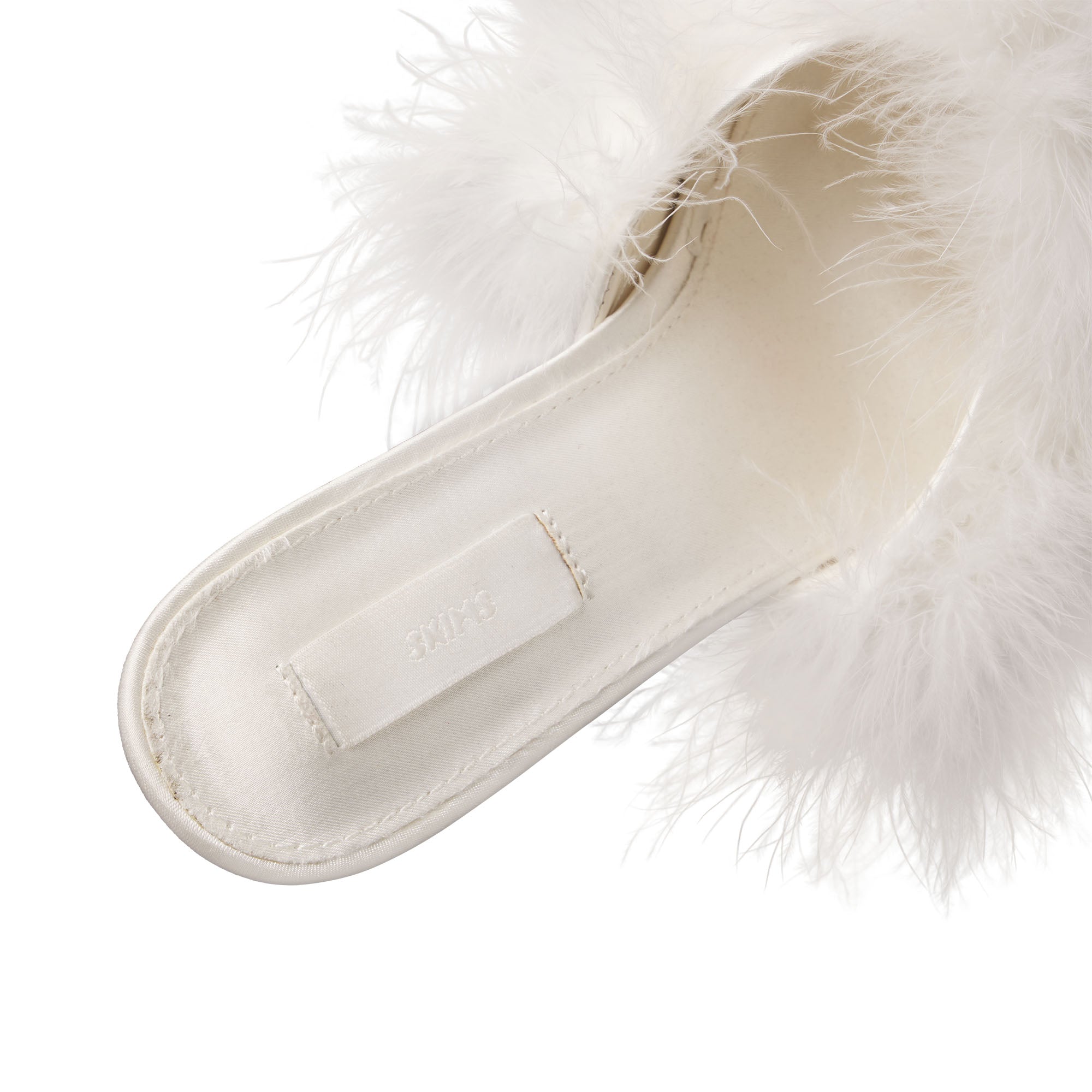 FEATHER KITTEN HEEL