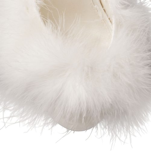 FEATHER KITTEN HEEL
