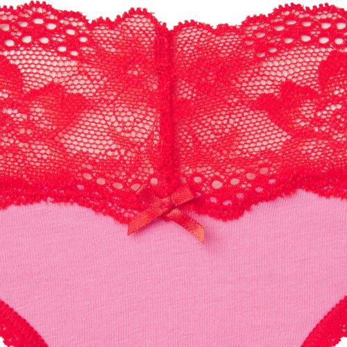WIDE LACE THONG