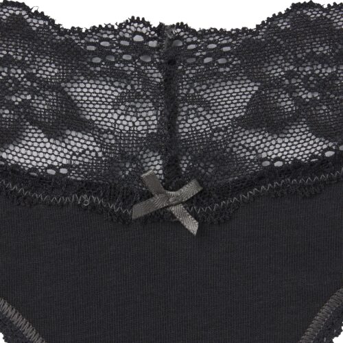 WIDE LACE THONG