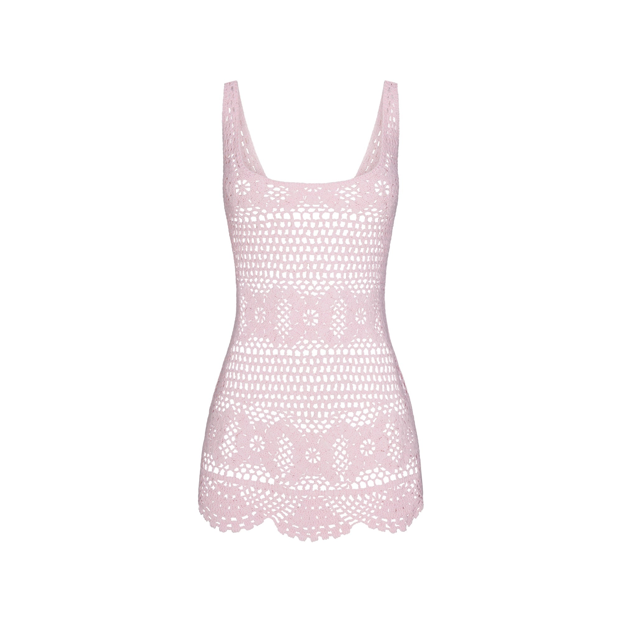CROCHET MINI TANK DRESS