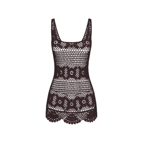 CROCHET MINI TANK DRESS