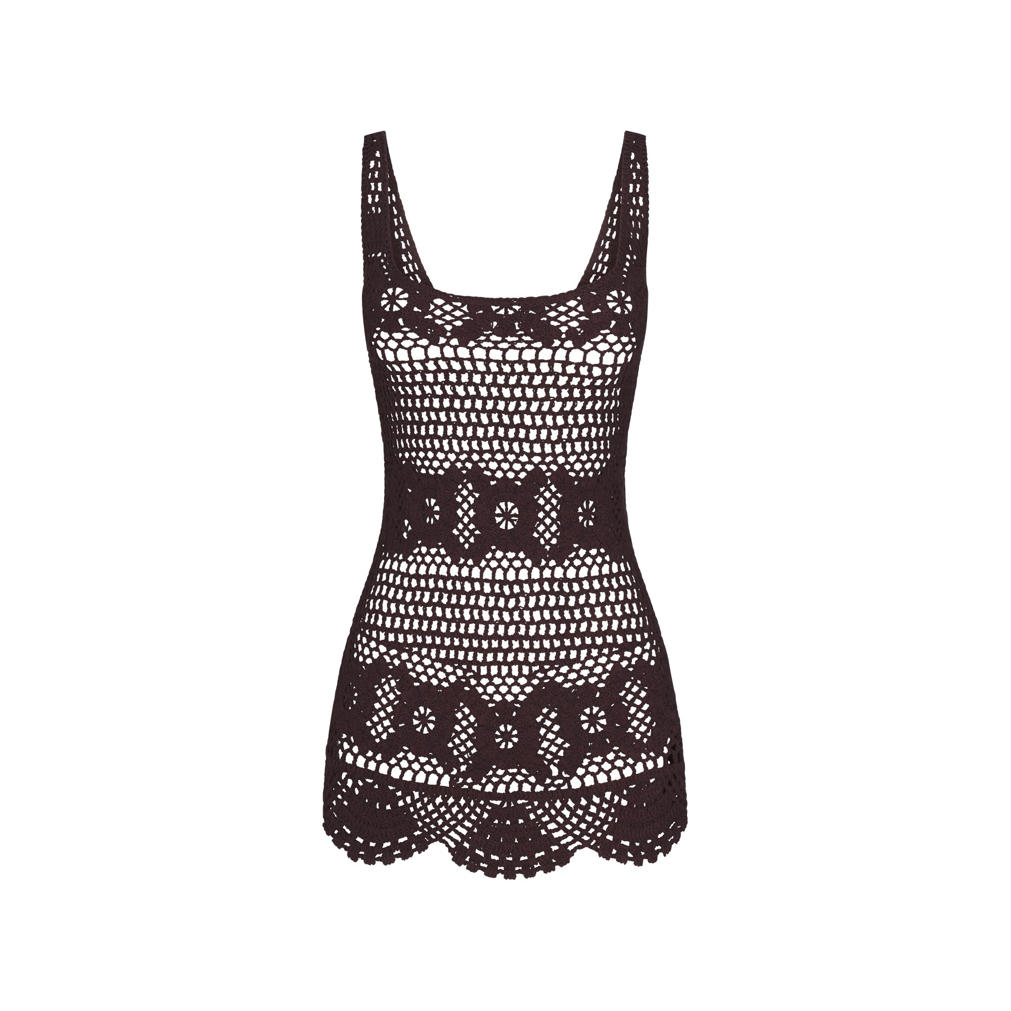 CROCHET MINI TANK DRESS