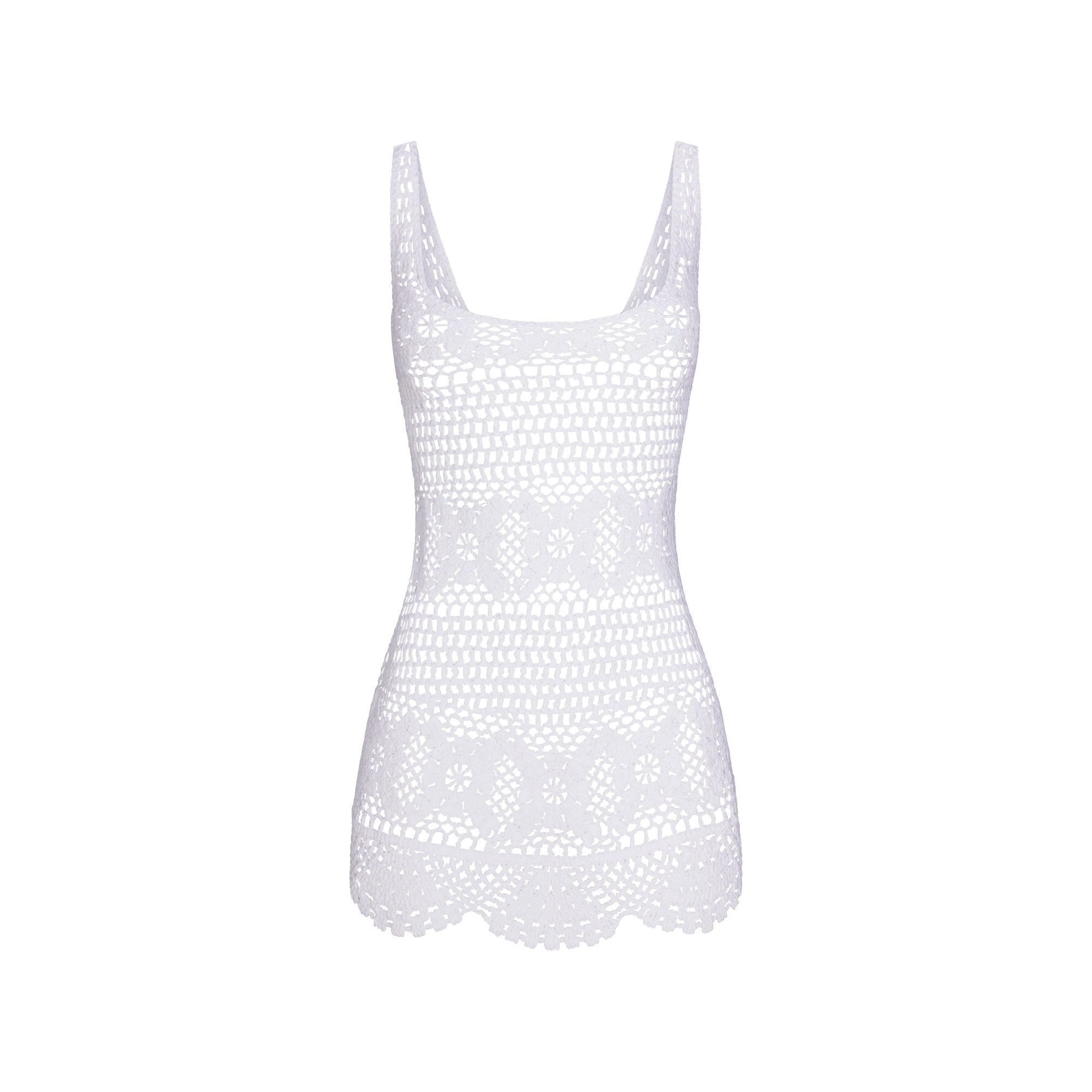 CROCHET MINI TANK DRESS