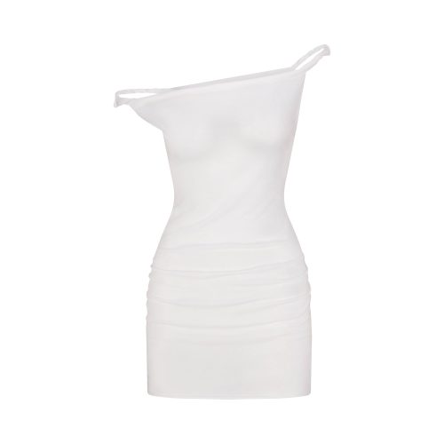 COTTON OFF THE SHOULDER MINI DRESS