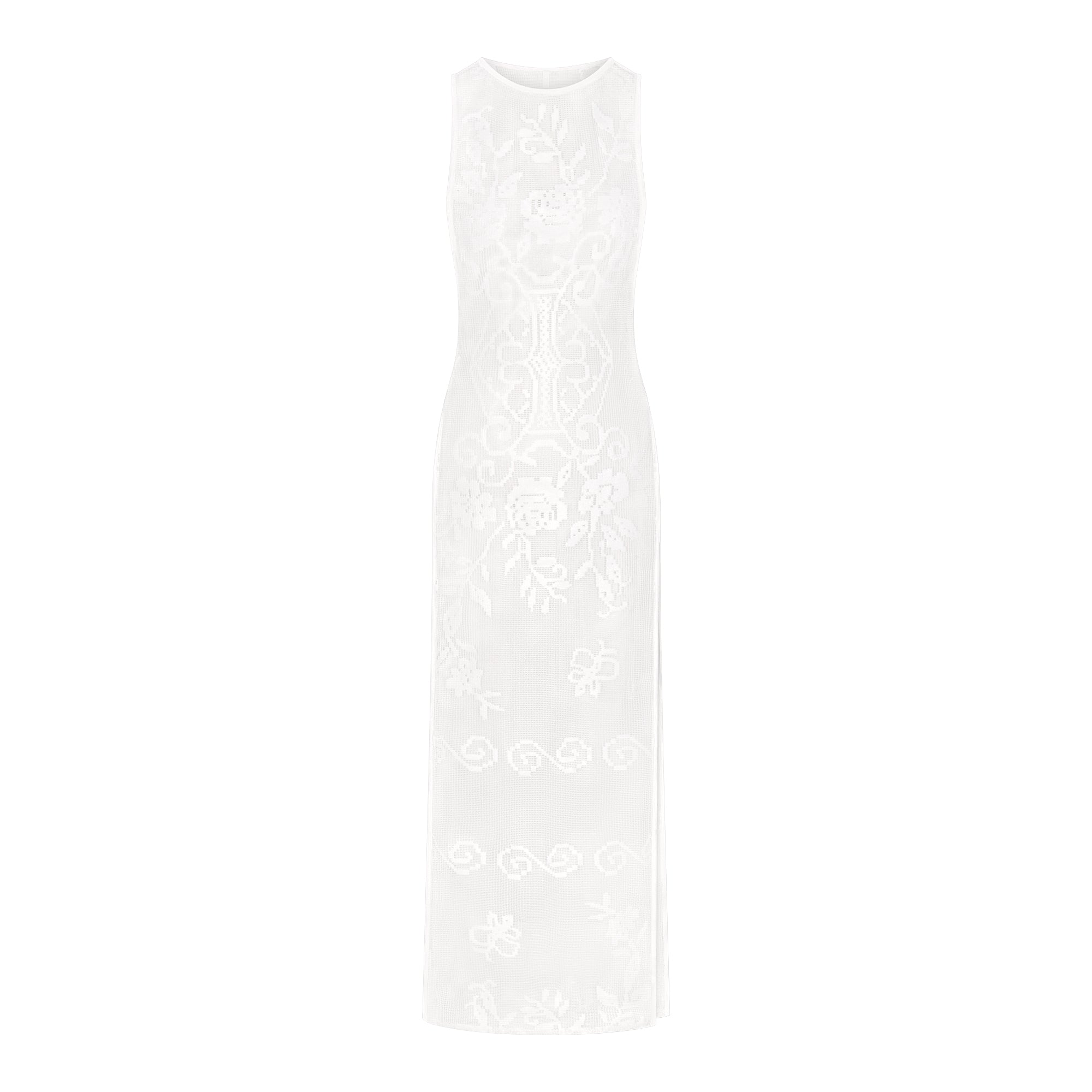 LACE COVER-UPS LONG DRESS