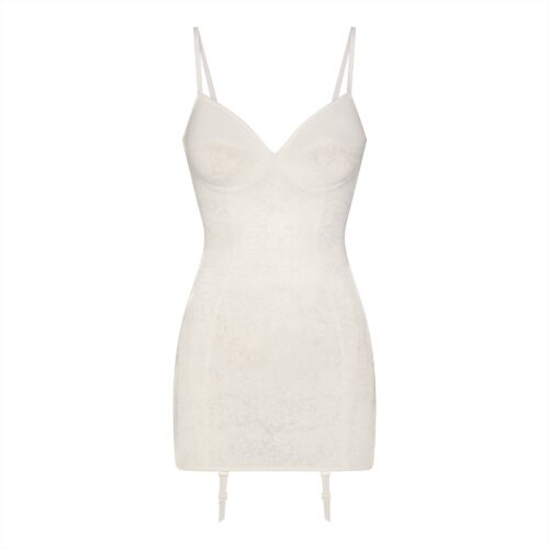 LACE SHAPEWEAR MINI SLIP DRESS