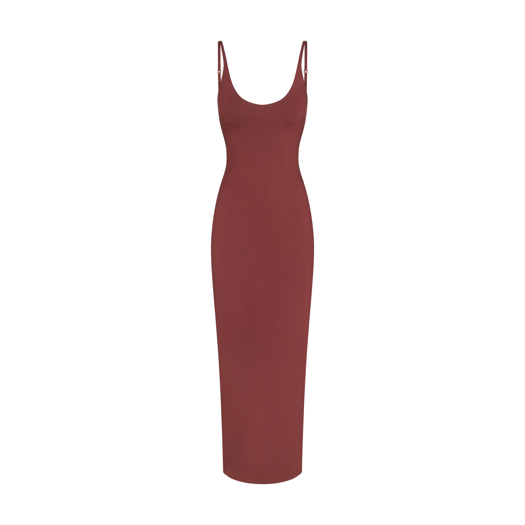 SCOOP NECK LONG DRESS