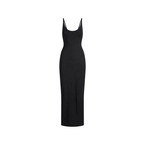 SCOOP NECK LONG DRESS