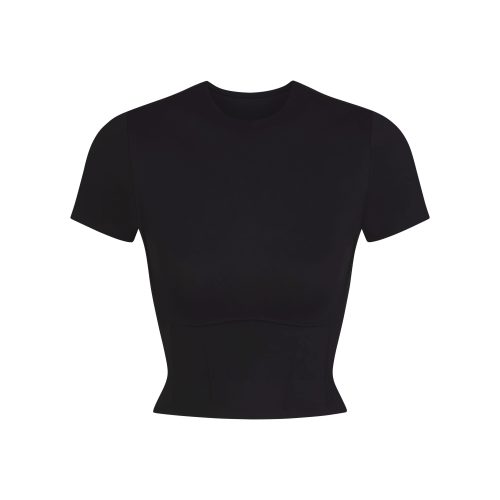 CROPPED CORSET T-SHIRT