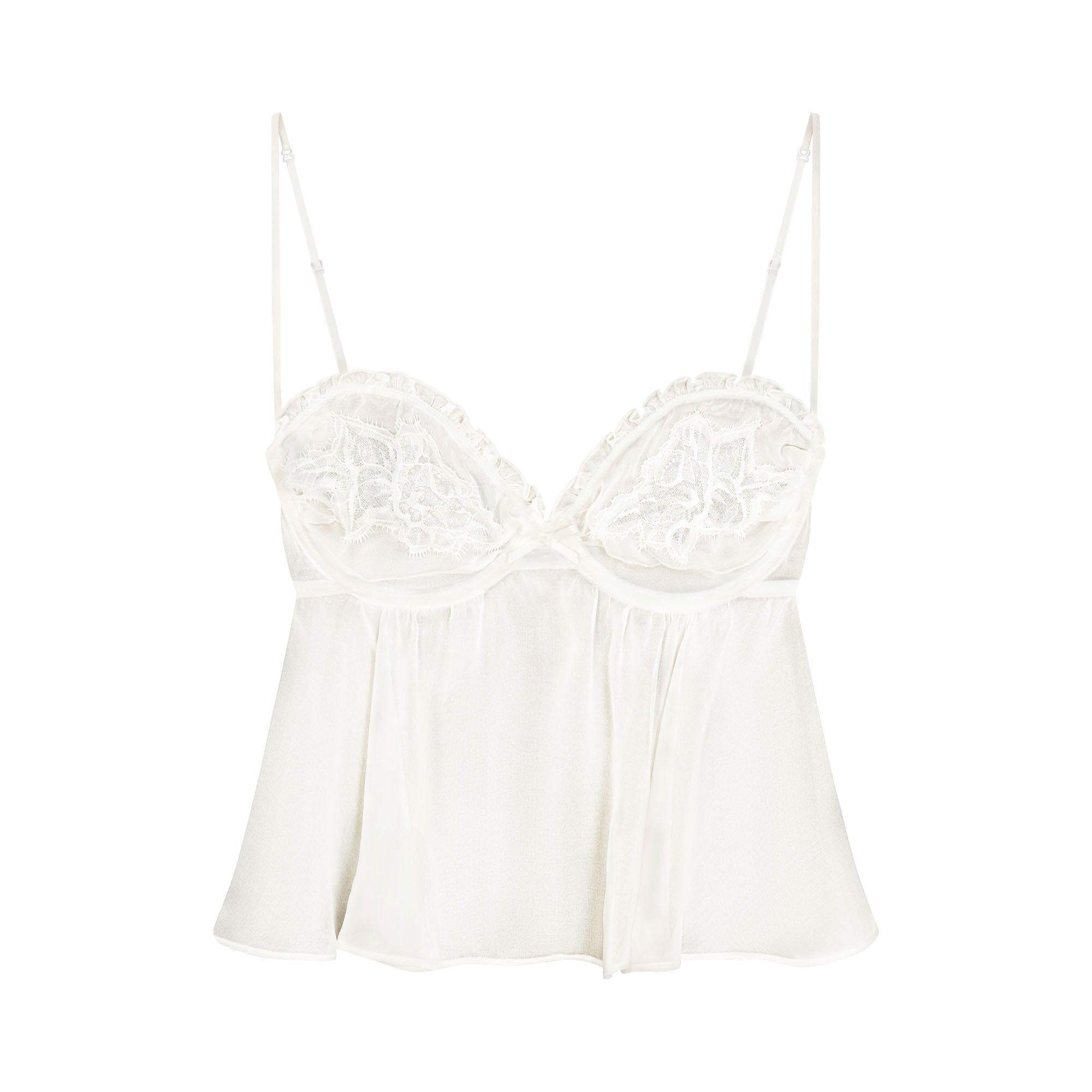 BABYDOLL TOP AND STRING THONG SET