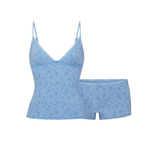 LACE CAMI AND BOY SHORT SET