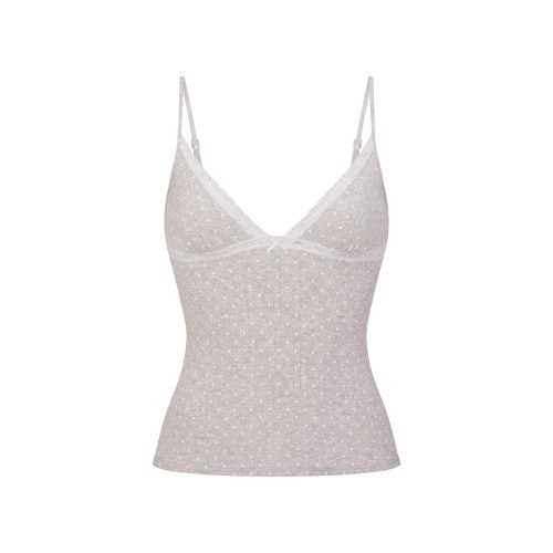 POINTELLE LACE CAMI AND BOY SHORT SET