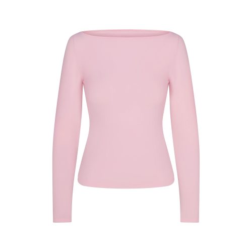 LONG SLEEVE BOATNECK TOP