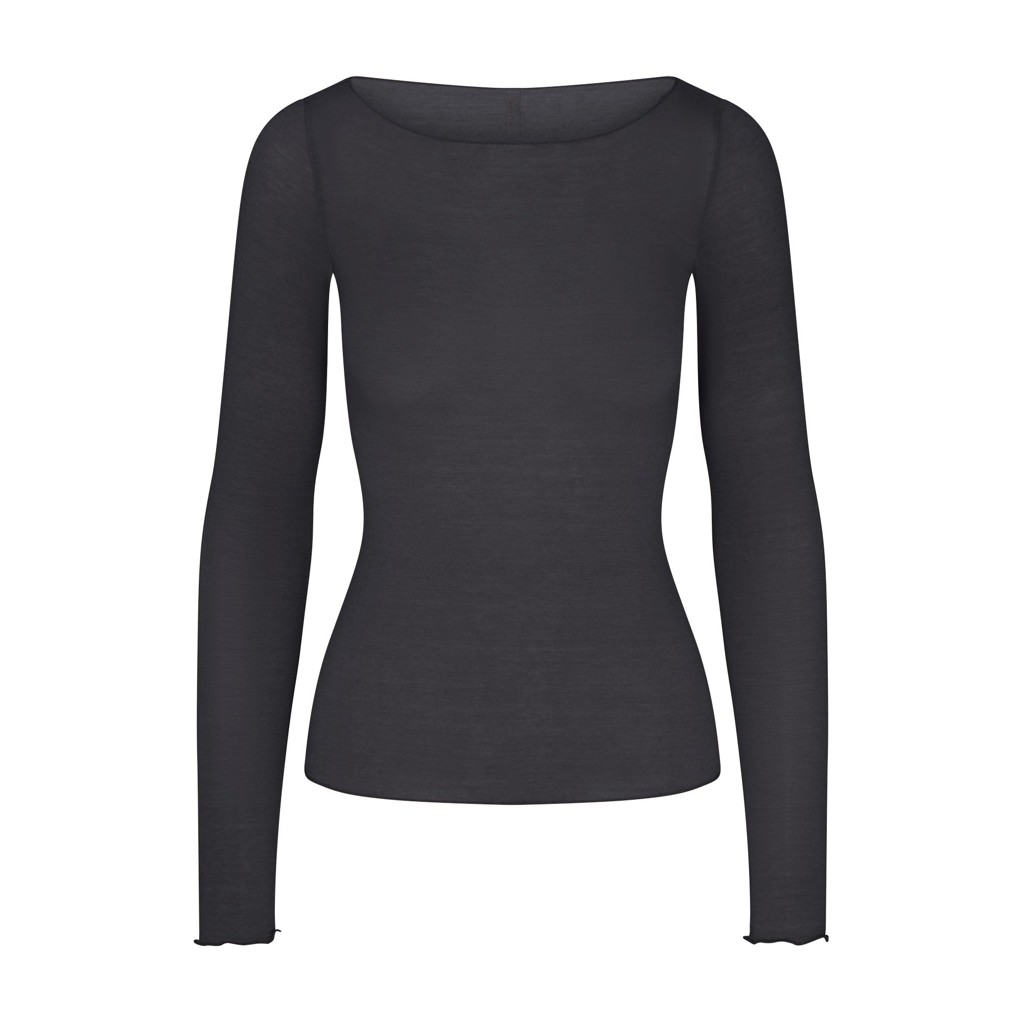 LONG SLEEVE BOATNECK TOP