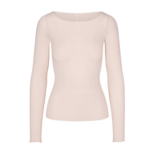 LONG SLEEVE BOATNECK TOP