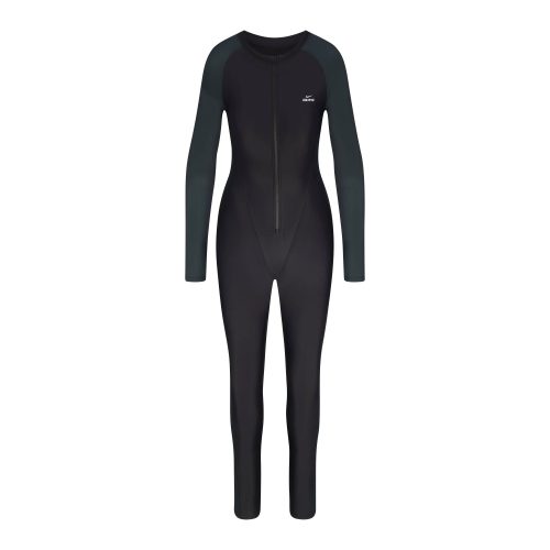 ZIP FRONT LONG ONE PIECE