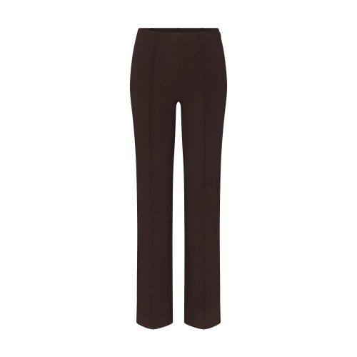 HIGH-WAISTED PINTUCK STRAIGHT LEG PANT