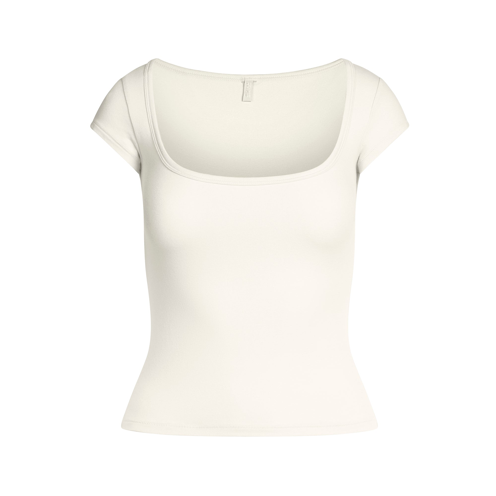 SCOOP NECK T-SHIRT