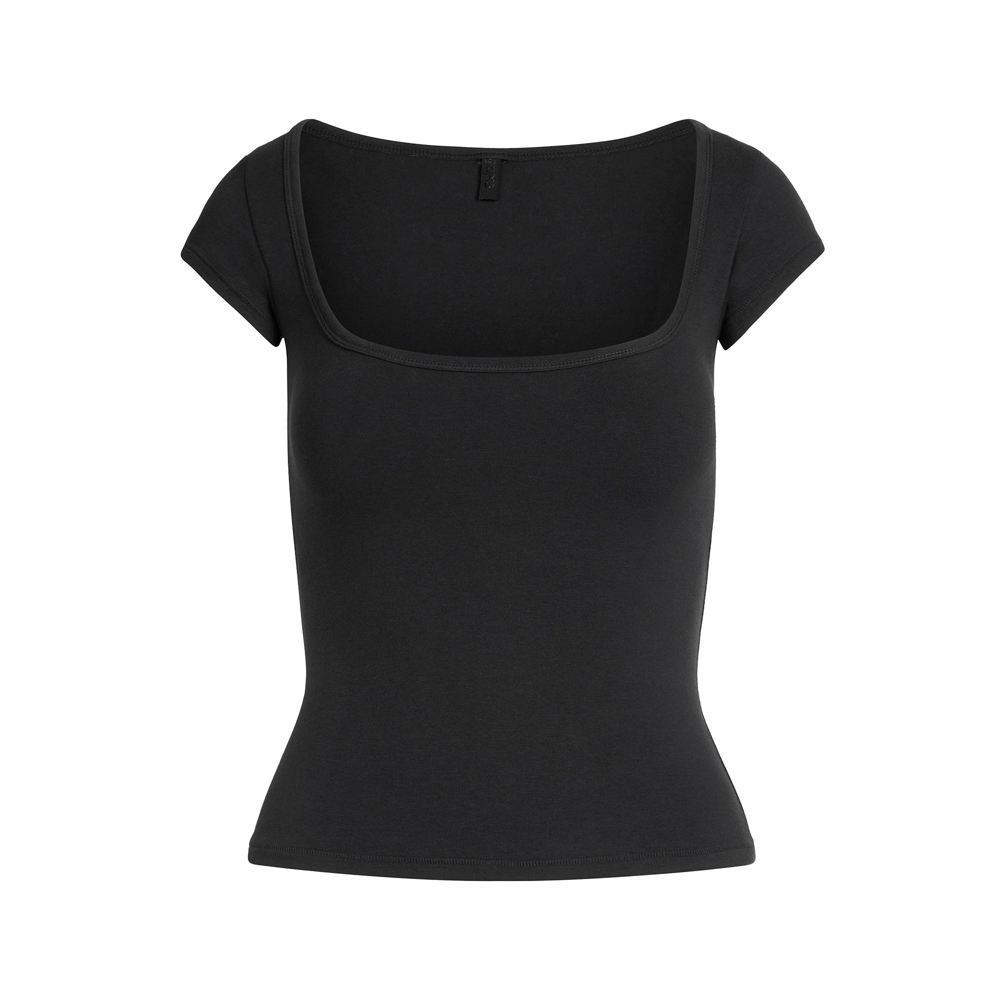 SCOOP NECK T-SHIRT