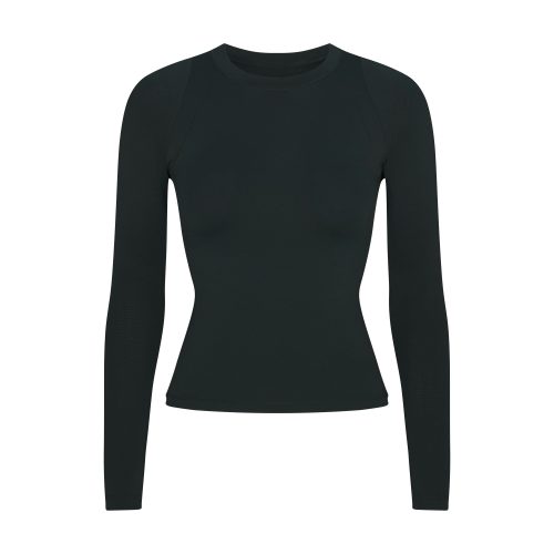 LONG SLEEVE CREW NECK TOP