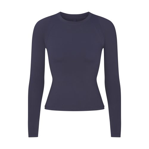 LONG SLEEVE CREW NECK TOP