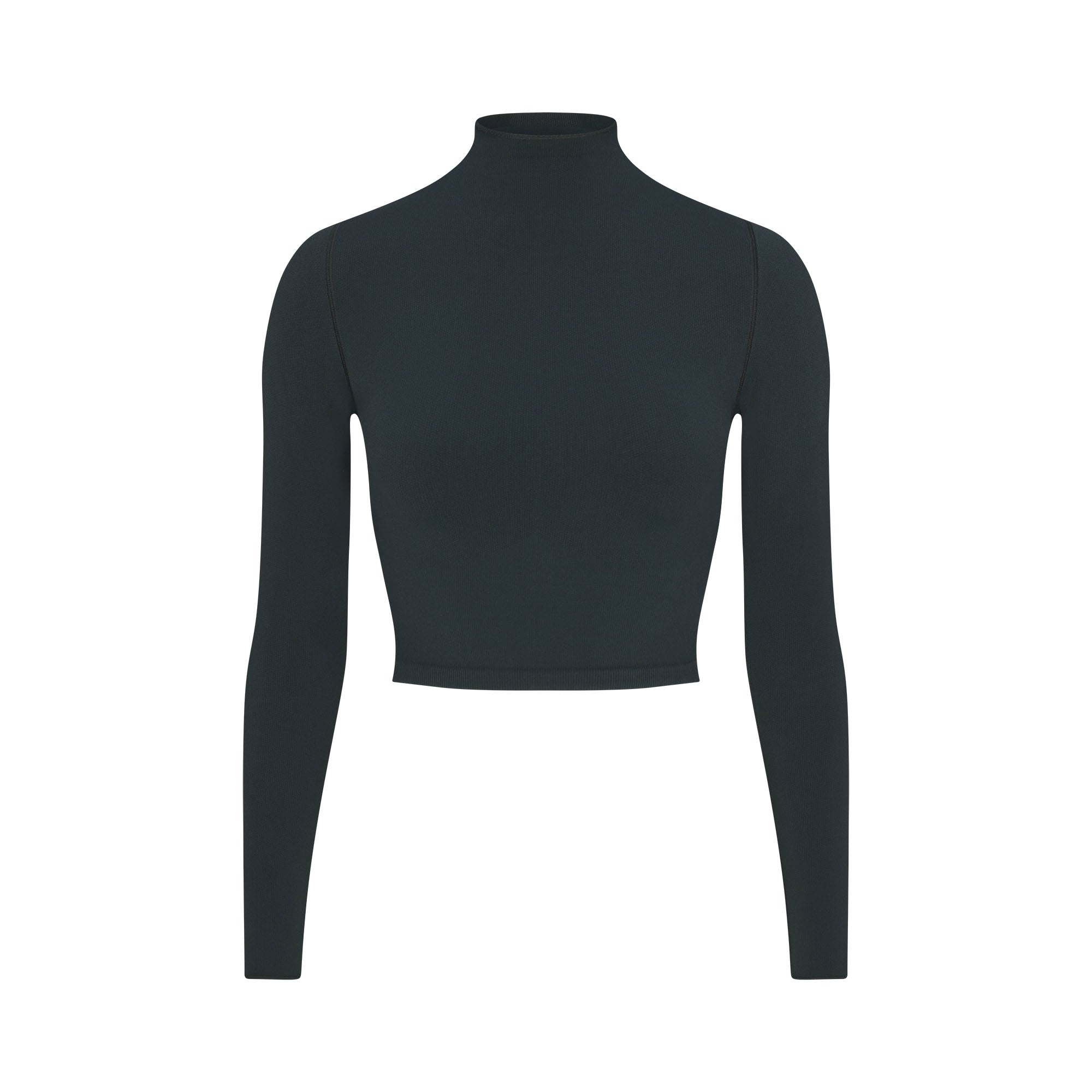 MOCK NECK CROP TOP