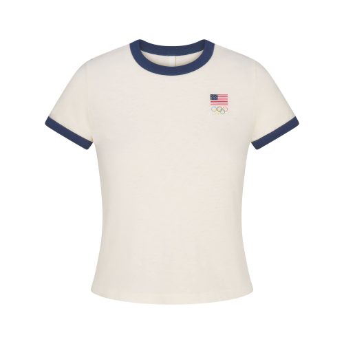 WORN IN JERSEY OLYMPIC SHRUNKEN T-SHIRT