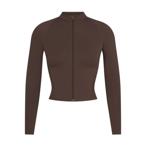 MOCK NECK FULL ZIP JACKET