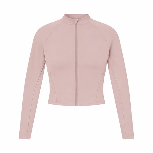 MOCK NECK FULL ZIP JACKET