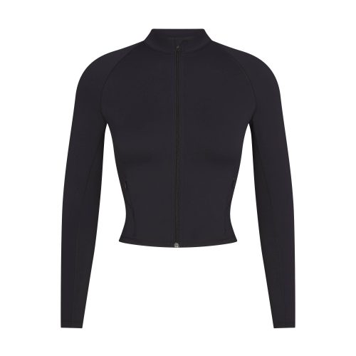 MOCK NECK FULL ZIP JACKET