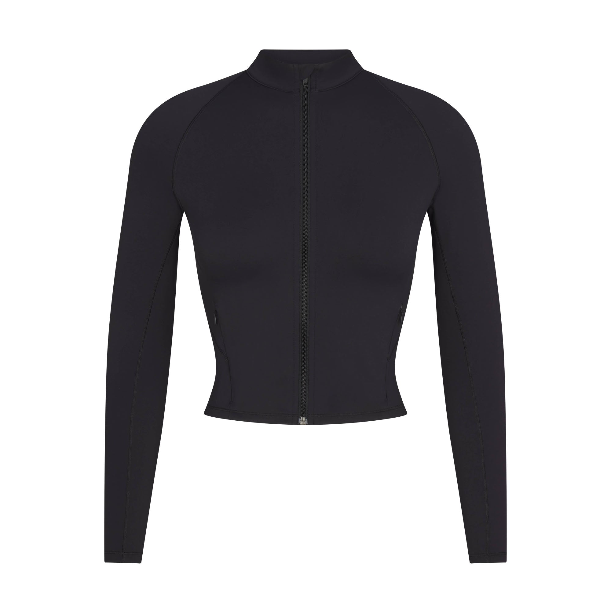 MOCK NECK FULL ZIP JACKET
