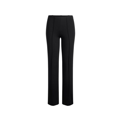 HIGH-WAISTED PINTUCK STRAIGHT LEG PANT