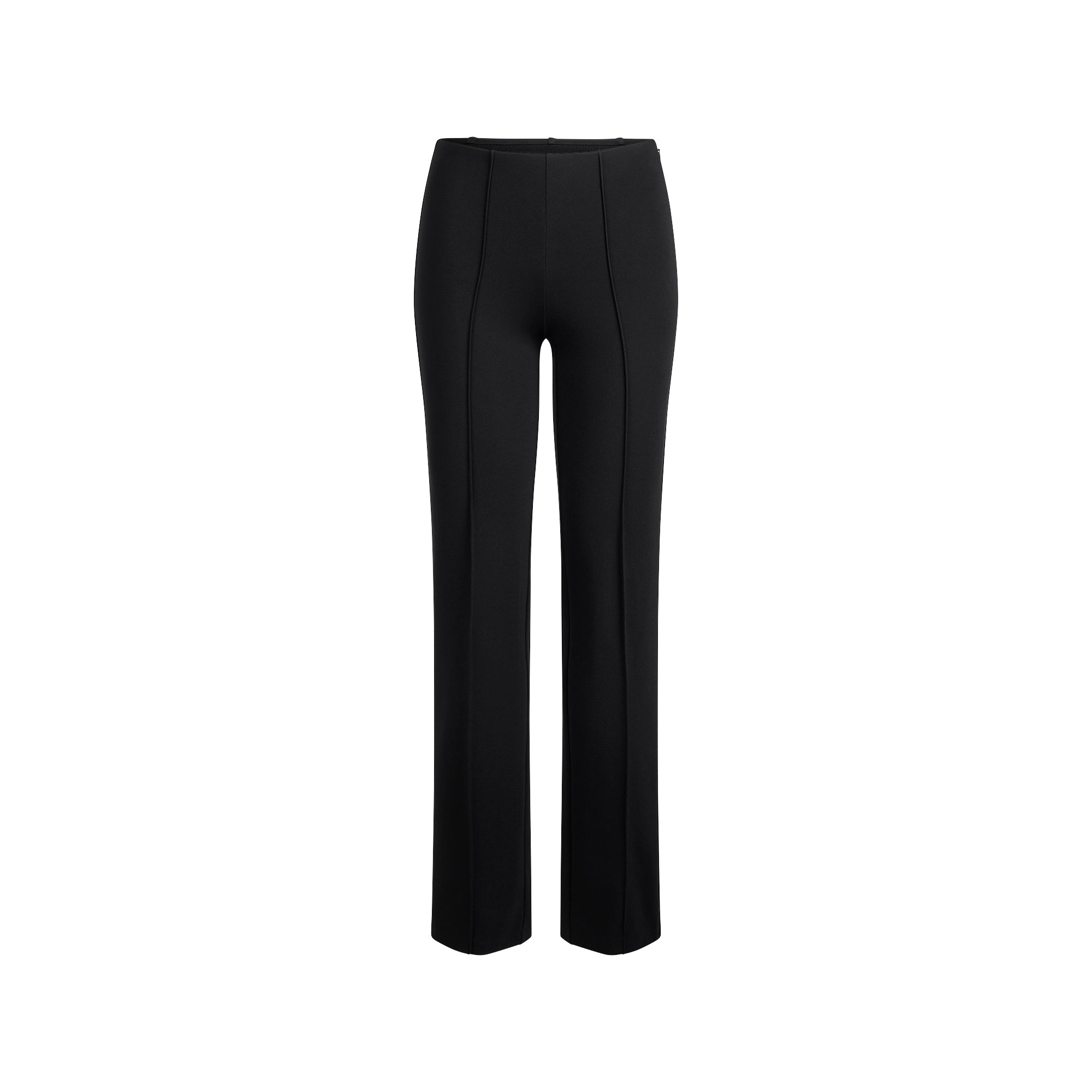 HIGH-WAISTED PINTUCK STRAIGHT LEG PANT