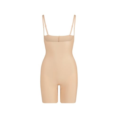 CORE SCULPT OPEN BUST MID THIGH BODYSUIT