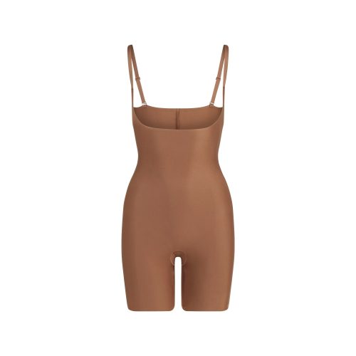 CORE SCULPT OPEN BUST MID THIGH BODYSUIT