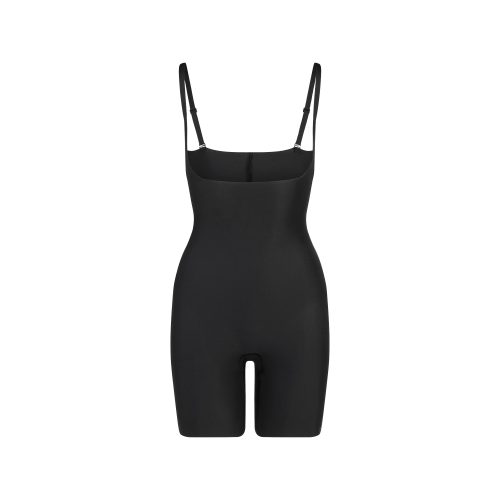 CORE SCULPT OPEN BUST MID THIGH BODYSUIT