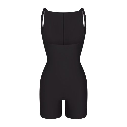 CORE SCULPT BACK SMOOTHING OPEN BUST MID THIGH BODYSUIT